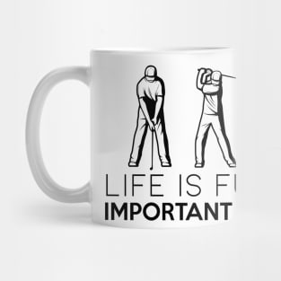 life is full of important choices funny golf gift Mug